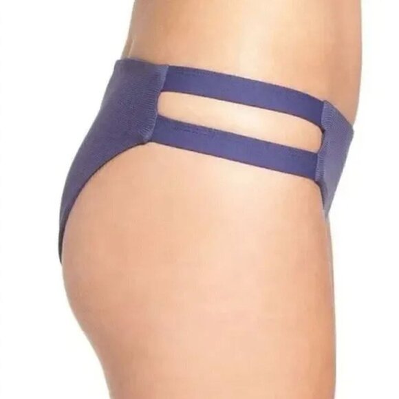 NWT Tavik Chloe Full Ribbed Swim Bottom in Cobalt Blue - Extra Small - Picture 8 of 9